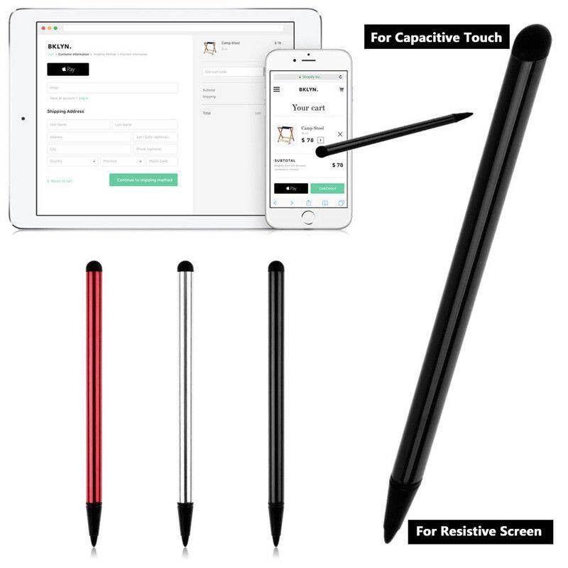 2Pcs Capacitive Pen Touch Screen Stylus Pencil for iPhone iPad Tablet Universal