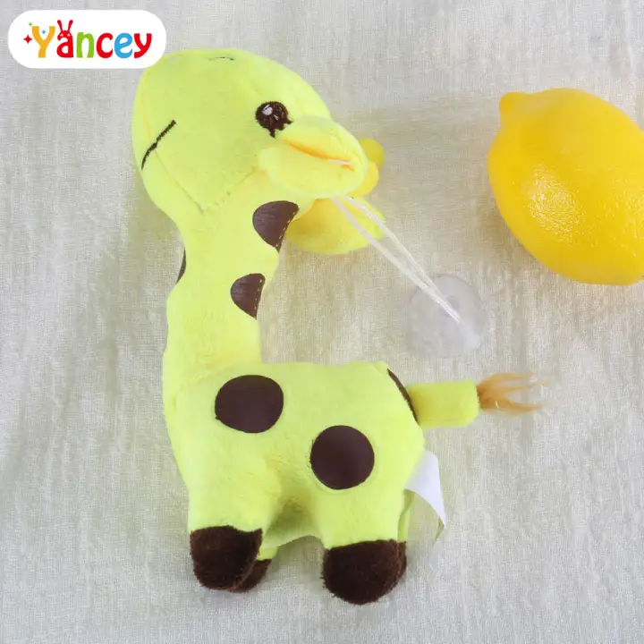 plush giraffe baby toy