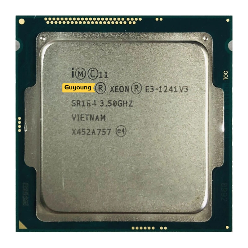 Xeon e3-1241 v3 e3 1241v3 e3 1241 v3 3.5 ghz quad-core eight-thread cpu processor 80w lga 1150