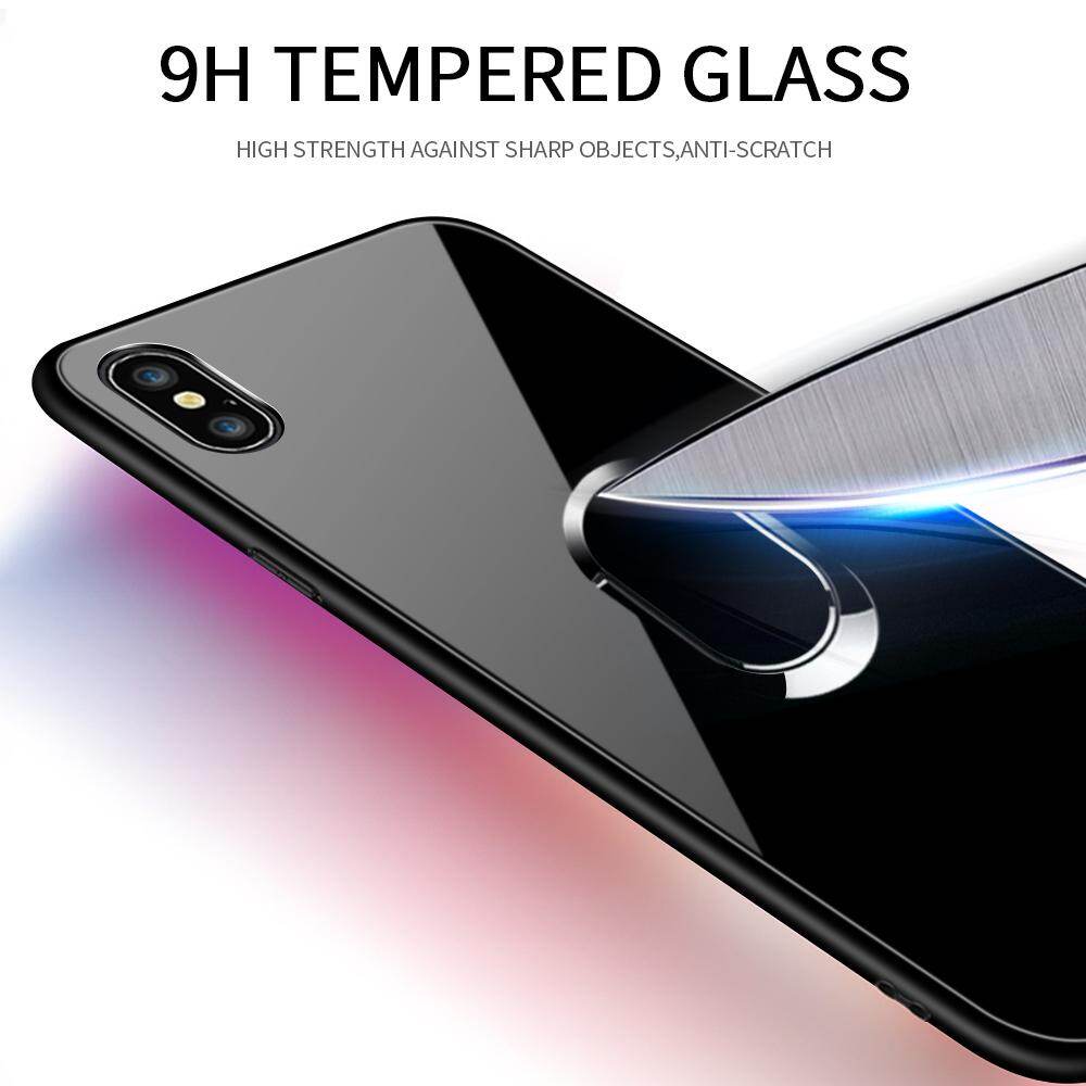 For Samsung Galaxy J7 Plus \ C8 \ J7310 \ C7 2017 Luxury Solid 360 Rotatable Magnetic Ring Holder Stand Case J7+ Tempered Glass Casing Protective Phone Back Shockproof Cover