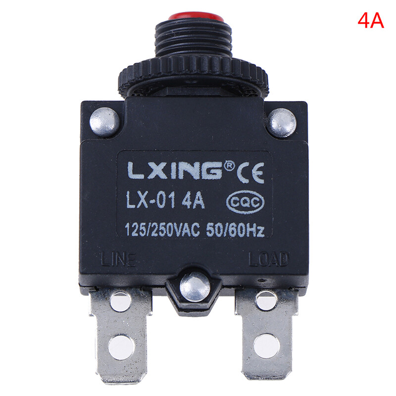 Circuit Breaker Overload Protector Switch Fuse 3A 4A 5A 6A 8A 10A 15A 20A 30A