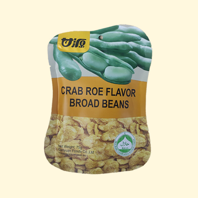 GanYuan Crab Roe Flavor Sunflower Seeds / Garlic Flavor Green Peas ...