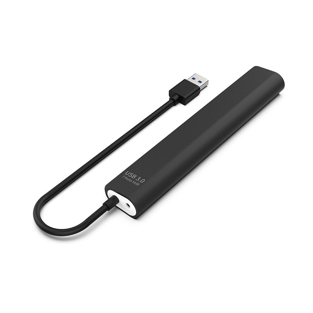 USB 2.0/3.0 HUB Dock Adapter Multi USB Splitter 5Gbps 7 Ports USB Expander
