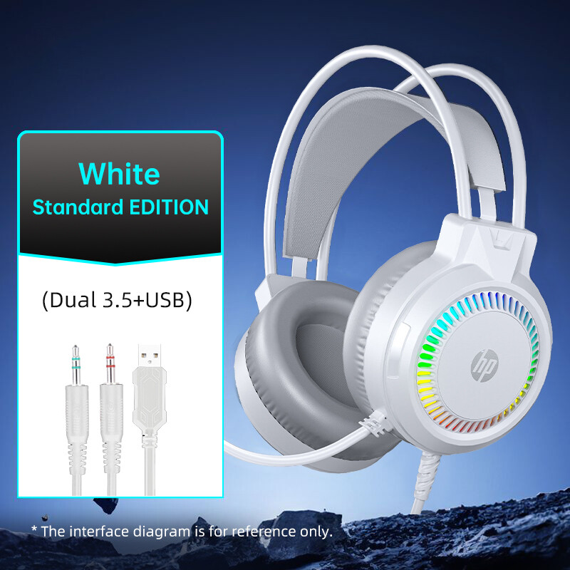 HP Wired Gaming Headset - 50mm Dynamic Unit Omnidirectional Mic H220