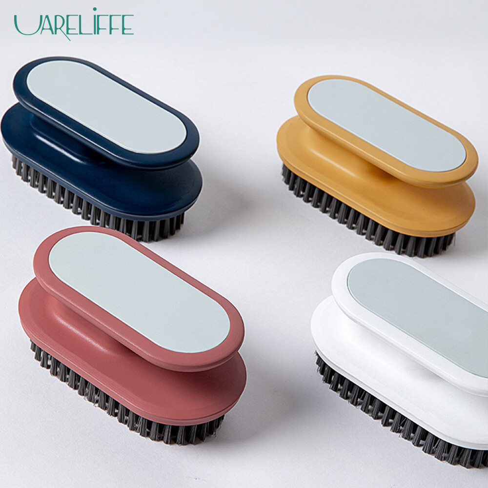 Uareliffe Cleaning Brush With Handle Magic Wipe Kitchen Sink Pool Brush Bathroom  Kitchen Cleaner Multi-purpose Brush Long Bristles PP Handle For House Work Intensive Bristles Comfort Handle For Home