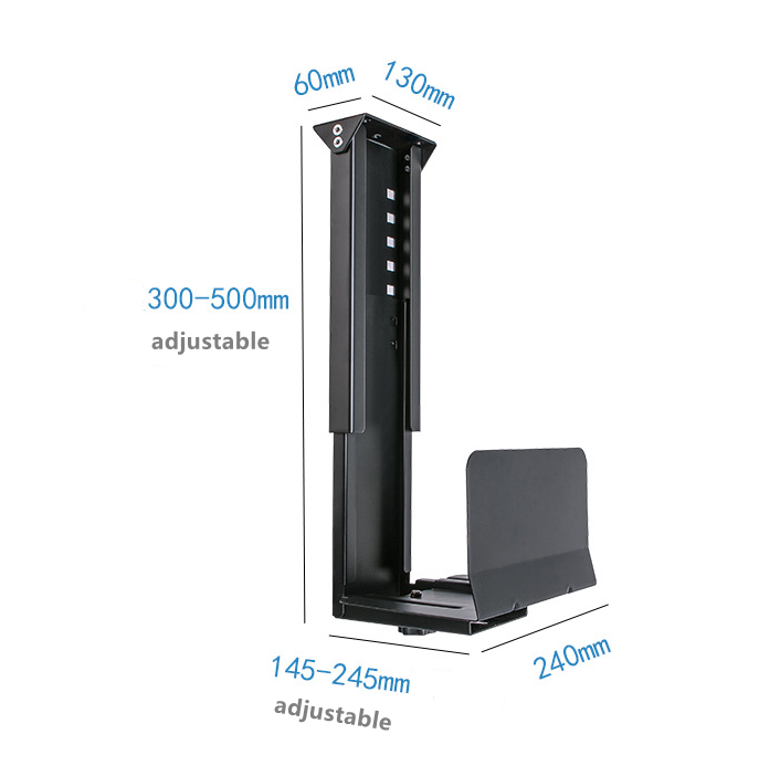 Giá Đỡ CPU Dưới Bàn Gắn CPU, Điều Chỉnh Chiều Cao Và Chiều Rộng, Tải Trọng Tối Đa 25Kg, Nhà Văn Phòng Công Thái Học
