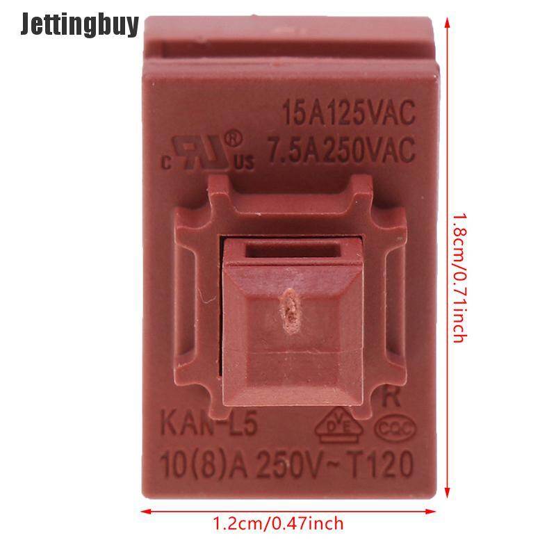 [Jettingbuy] 1Pc KAN-L5 2Pin Self-locking Key Switch Water Heater Vacuum Cleaner Switch