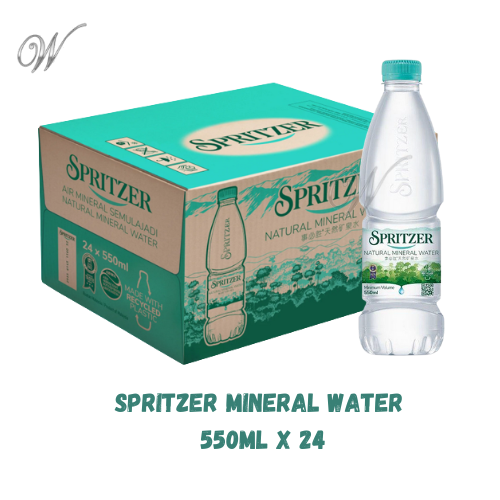 Spritzer Mineral Water (550ml x 24) | Lazada