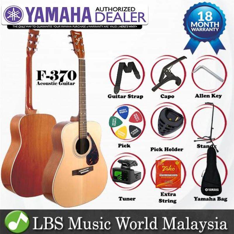 Yamaha F370 Natural Wood Full Size Acoustic Guitar (F-370 / F 370) Malaysia