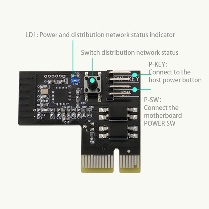 Mô-đun Công Tắc Rơ Le WiFi Khởi Động/Thiết Lập Lại/Khởi Động Nguồn Máy Tính Từ Xa Không Dây Mô-đun Công Tắc Nguồn Máy Tính Từ Xa Wi-Fi 2.4Ghz