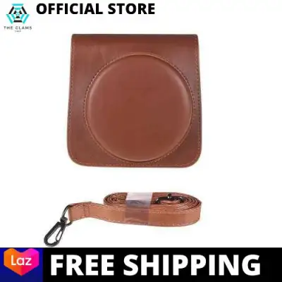[LAZCHOICE] Andoer Protective Case PU Leather Bag with Adjustable Strap for Fujifilm Instax Square SQ6 Instant Film Camera Black (Brown)