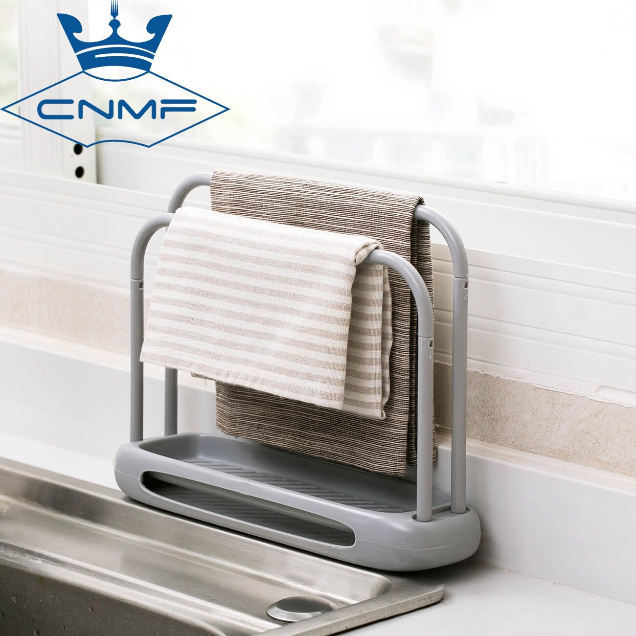 CNMF Plastic Rag Rack Kitchen Sink Cleaning Drain Rack
