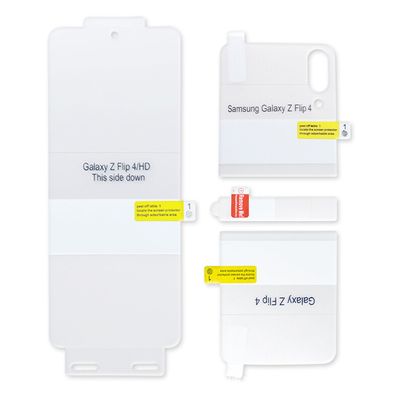 HOCE Full Cover Screen Protector Film for Samsung Galaxy Z Flip 3 4 5 6 Front Back Membrane Flexible Hydrogel for Z Flip 3 4 5 Protective Film