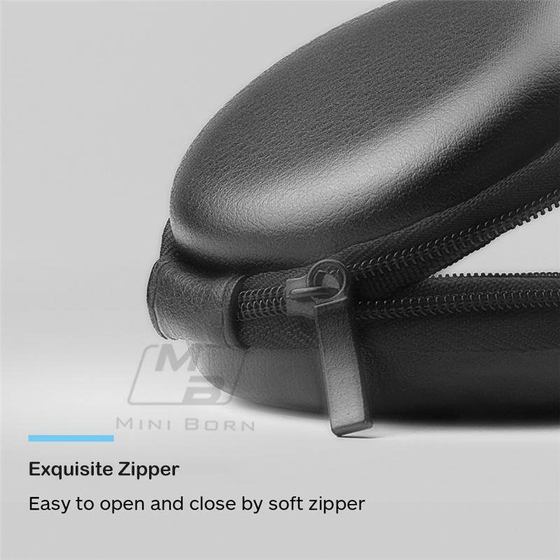 Mini born Headphone Case Storage Bag Bluetooth Earbuds Case Protective Case Travel Bag Pouch Box Travelling Cover Shell for Headset Earphones