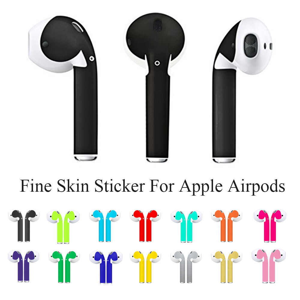 1 pair Exquisite skin stickers for Apple Airpods Air Pods headphones stickers earphone stickers earphone accessories Bluetooth all-inclusive earphone film