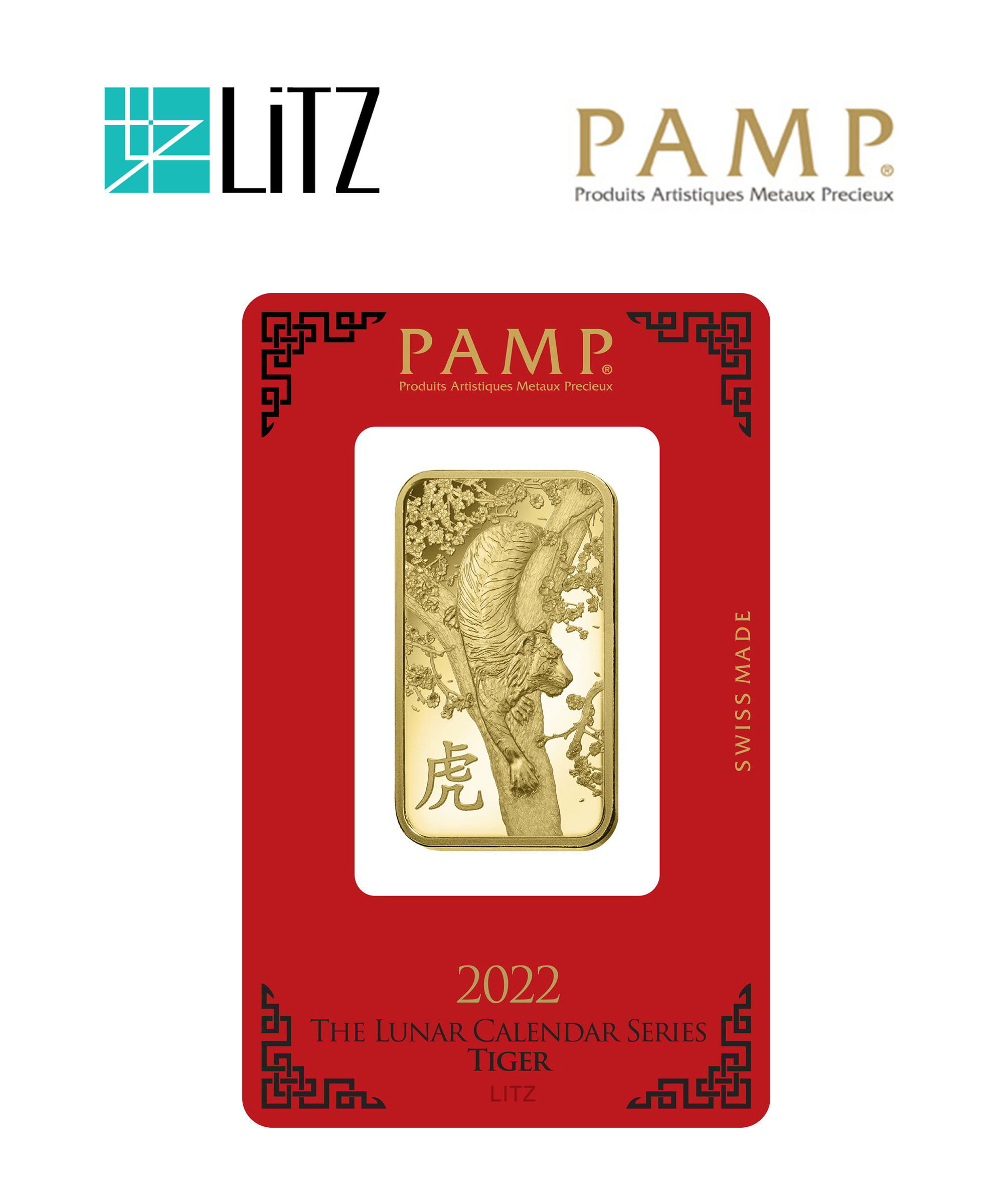 [1 Ounce ] LITZ PAMP Suisse Lunar Dragon / Rabbit Gold Bar (999.9) | Lazada