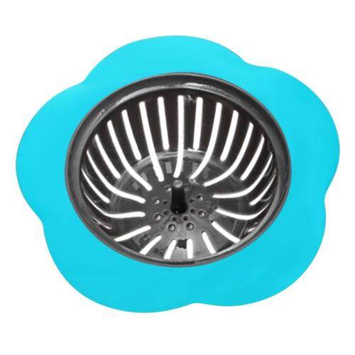 Flower-shaped plastic kitchen sink filter, shower sink drain pipe filter cover, kitchen accessories