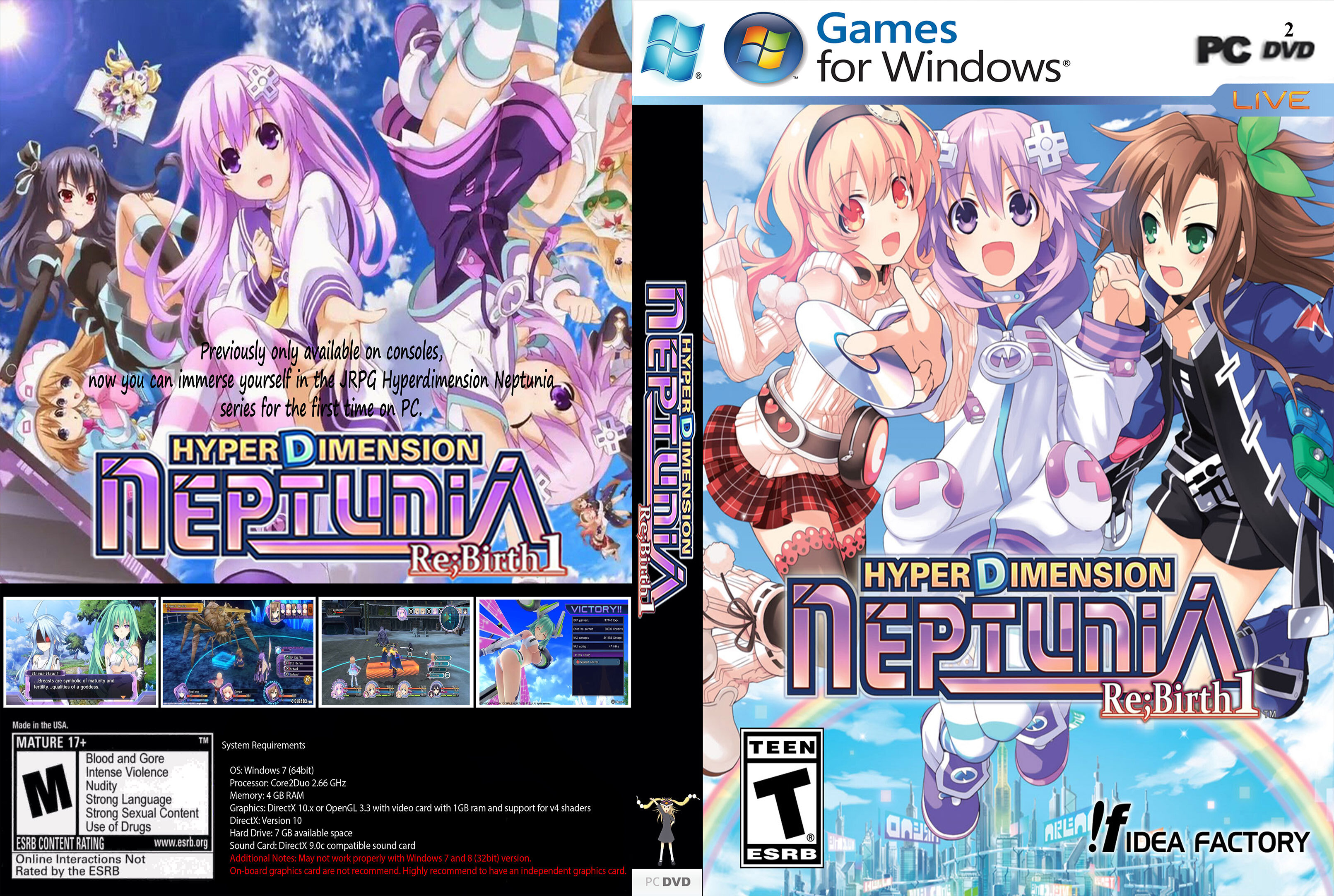 Hyperdimension Neptunia Re;Birth1 PC GAME [Offline INSTALLATION] | Lazada