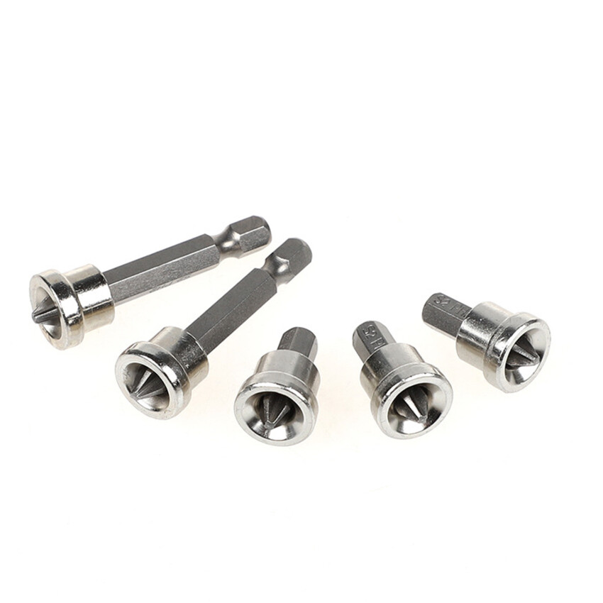 3Pcs Set Depth Stop Plasterboard Screws Locating Screwdriver Bits PH2 Hex Shank Drywall Dimpler Bits Drilling Bits Tools 25/50mm