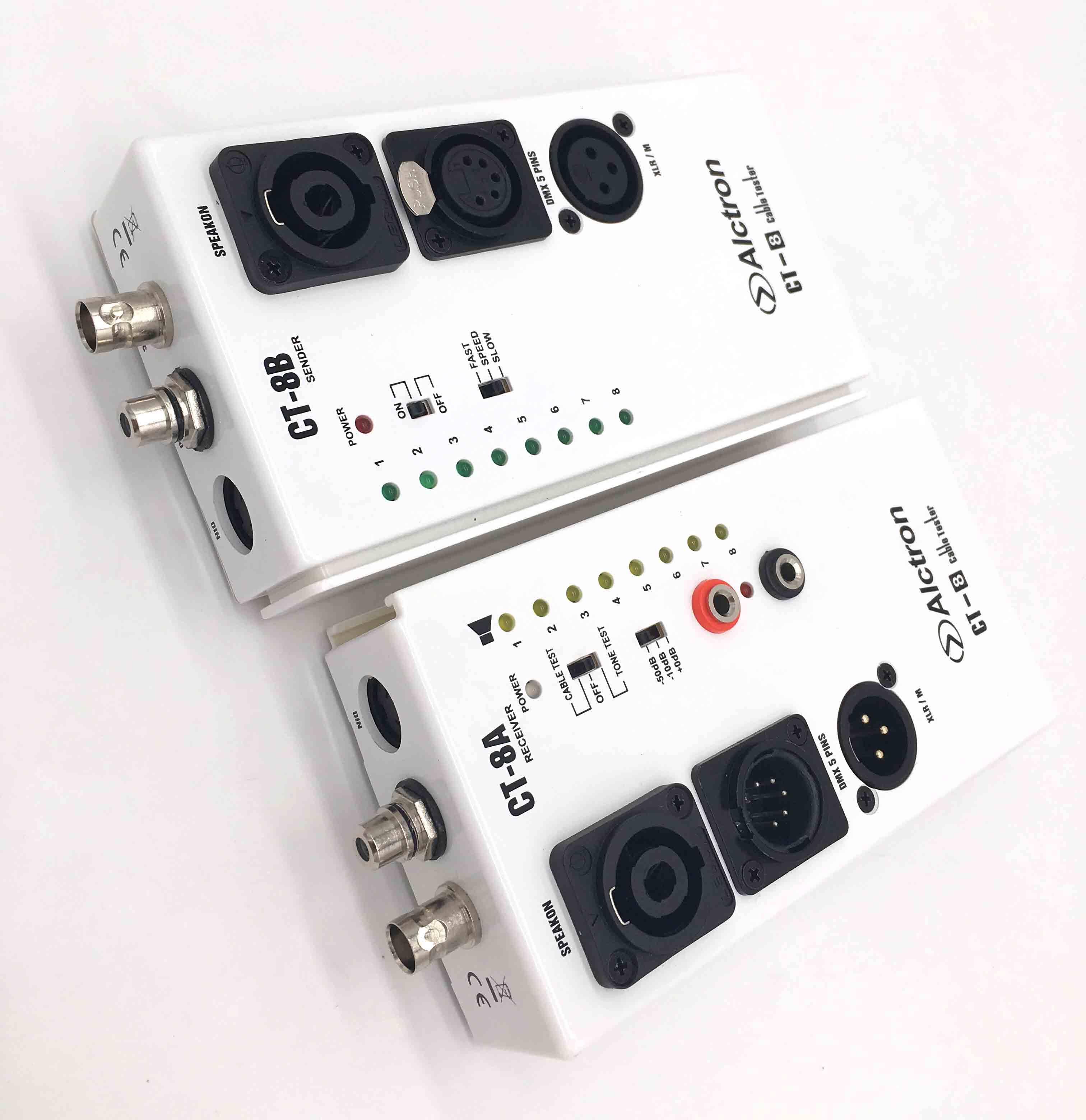 Alctron CT-8 professional multi-purpose audio cable tester line test instrument engineering wiring separation test