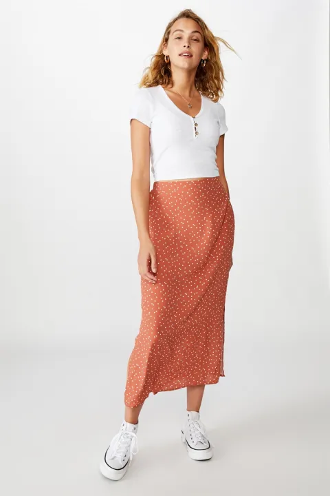 cotton on slip skirt