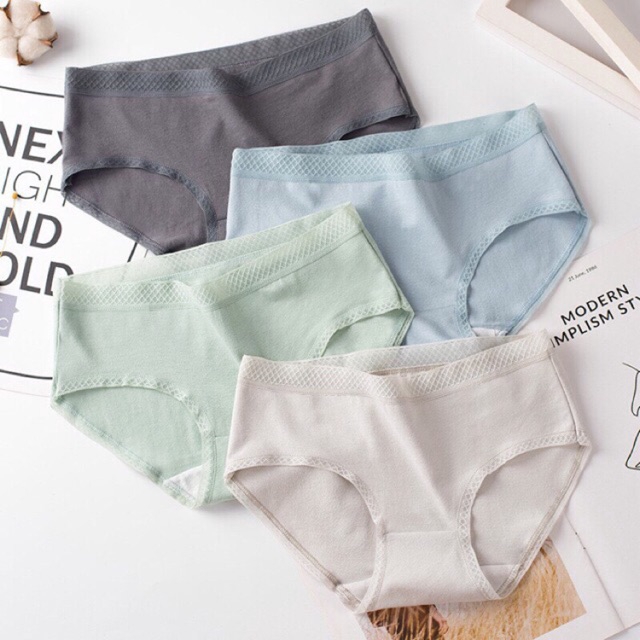 Quần lót cotton cạp lưới cao cấp