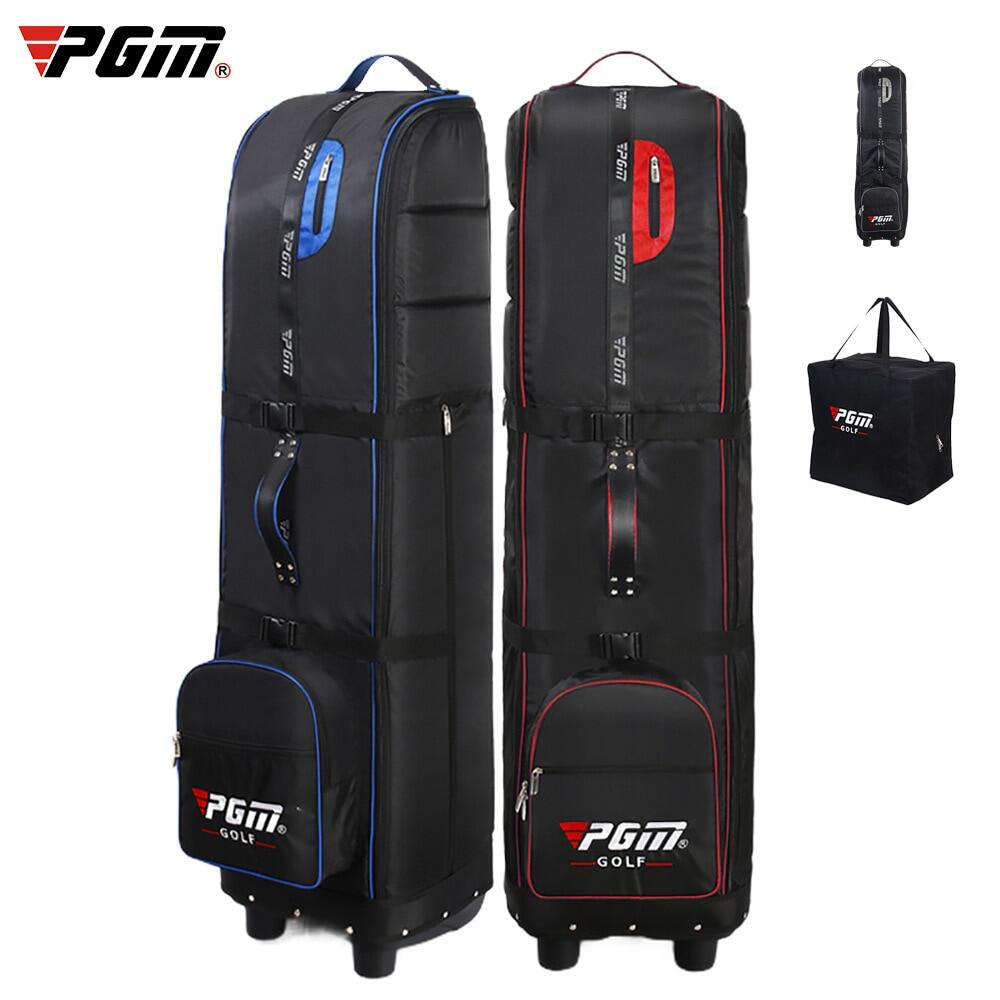 PGM Golf Aviation Bag Foldable with Tugboat Aircraft Consignment Bag with Complimentary Dust Storage Bags HKB009