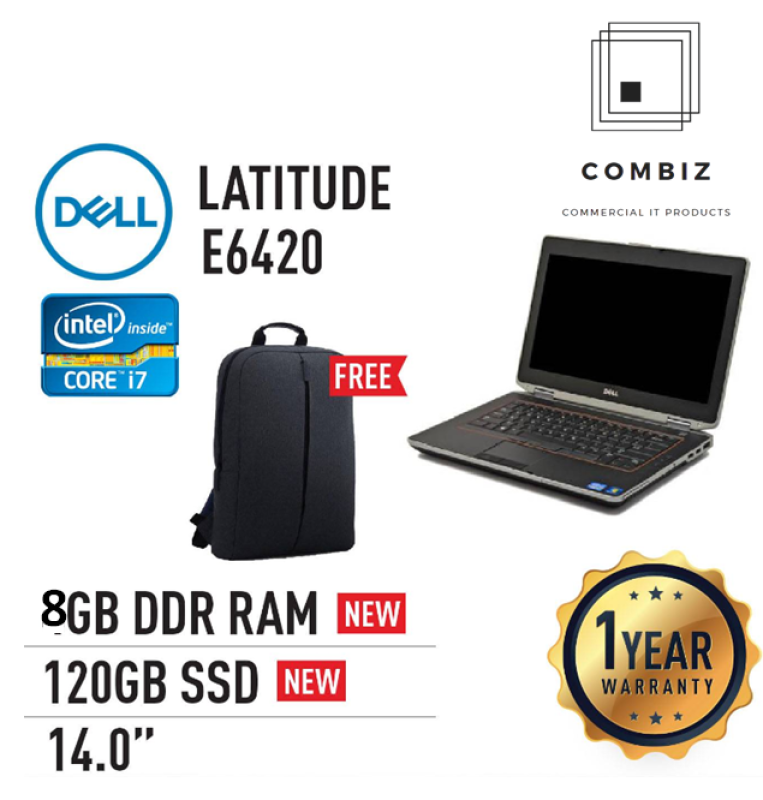 Dell Latitude E6420 - 14 / Core I5 / I7-2nd Laptop (Refurbished) Malaysia