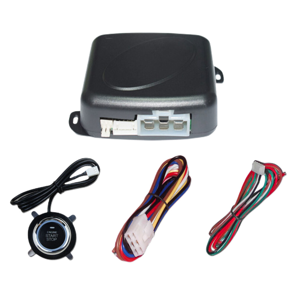 12V xe một nút bấm bắt đầu hệ thống tự động đánh lửa hệ thống nhấn nút khởi động điều khiển từ xa hệ thống khóa không cần chìa khóa phụ kiện xe hơi