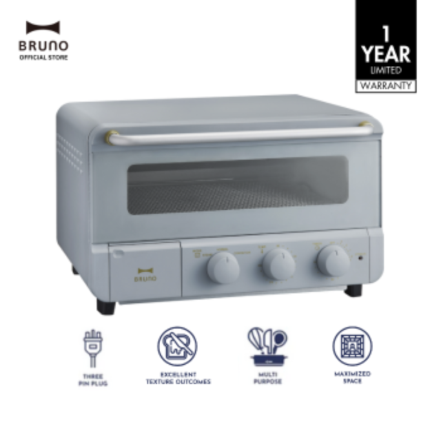 Bruno Steam & Bake Toaster in Blue Gray 1300W Multipurpose