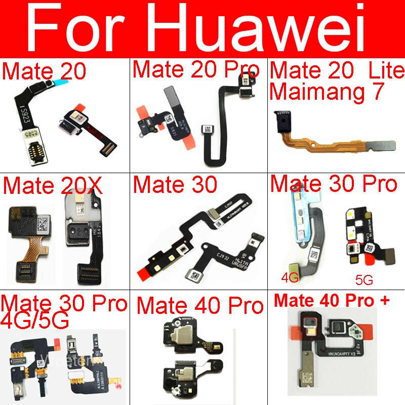 Light Proximity Sensor Flex For Suitable For Huawei Mate 20 30 40 Pro + Plus Lite 20X 30 Pro 4G 5G Maimang 7 Flash Light Sensor Flex