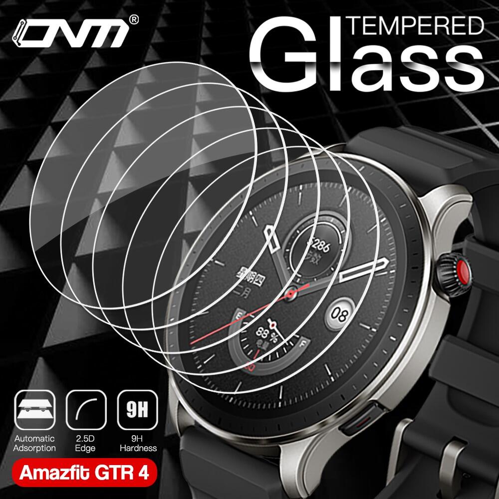Tempered Glass Screen Protector Amazfit GTR 4 HD Glass Protective Film  Anti-Scratch Amazfit GTR4 Smart Watch Accessories