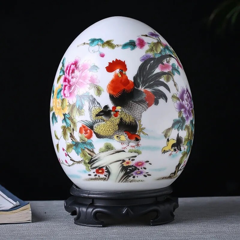 Ceramic Home Decorations Furnishings TV Cabinet Living Room Cabinet Decoration With Base