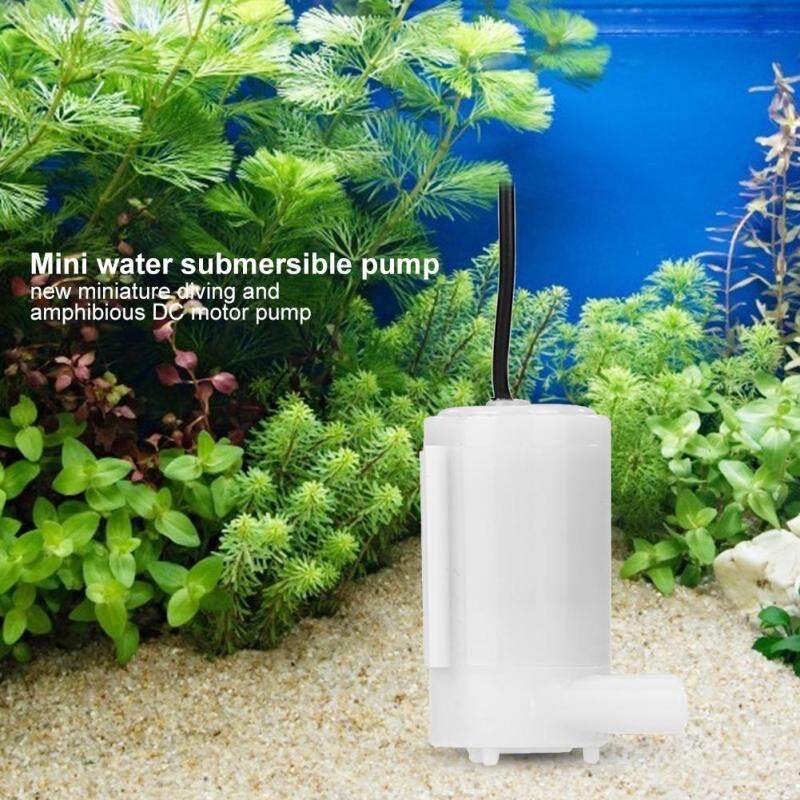 Máy bơm mini chìm dùng cho bể cá DC 3-6V không gây ồn bơm lọc nước hiệu quả