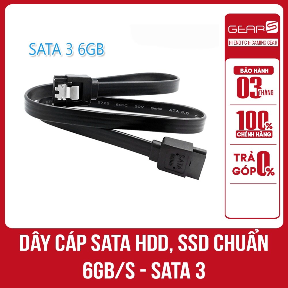 DÂY CÁP SATA HDD, SSD CHUẨN 6GB/S - SATA 3