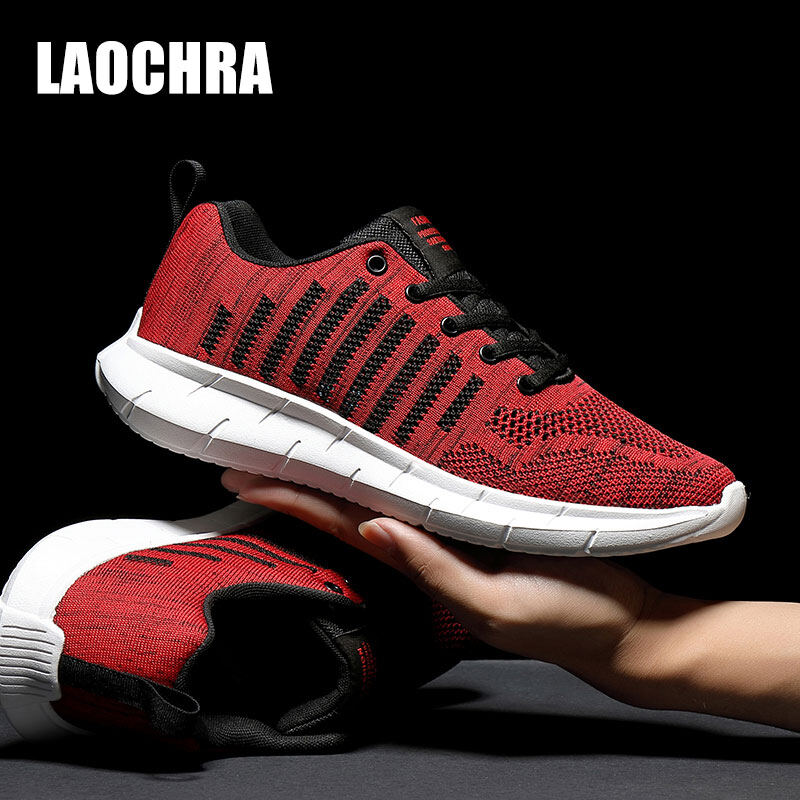 LAOCHRA Sneakers Men Shoes Big Size 38-47 Breathable Men's Sport Shoes Lace Up Casual Running Shoes Fashion Men Shoes On Sale