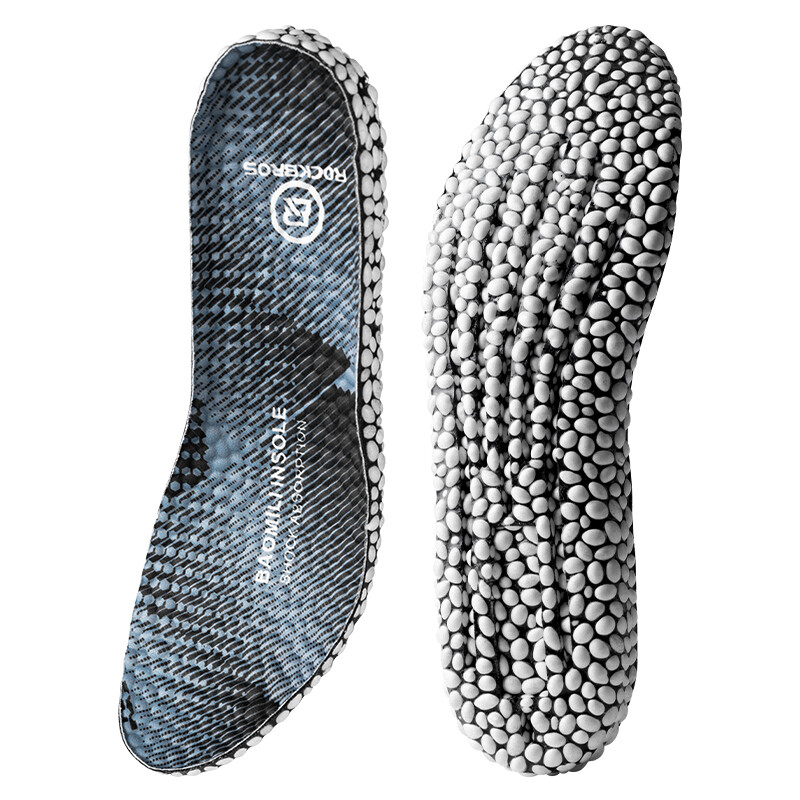 ROCKBROS Sports Shoe Insoles PU Boost Popcorn Soft Comfortable Breathable Shock Absorbing insole Hiking Running insoles Cuttable