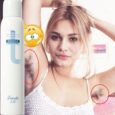 Hair Remover Spray for Women,Hair Removal Painless,Hair Removal,Hair Removal Cream for Arms Thighs Armpit Private Parts Hair 150ml Krim Buang Bulu [Ready Stock]