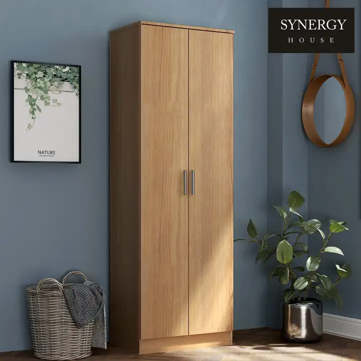 Wardrobe 2 Door Wardrobe Silkwood Size W 596 X D 395 X H