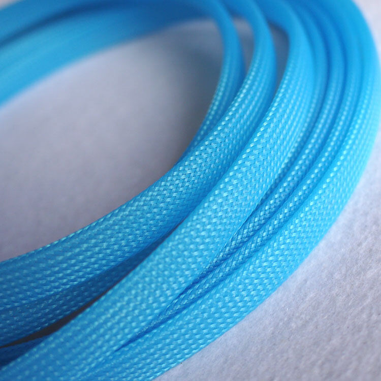 14mm Tight Braided PET Expandable Sleeving Cable Wire Sheath Harness Line Protector Cover Sheath - 5Meters