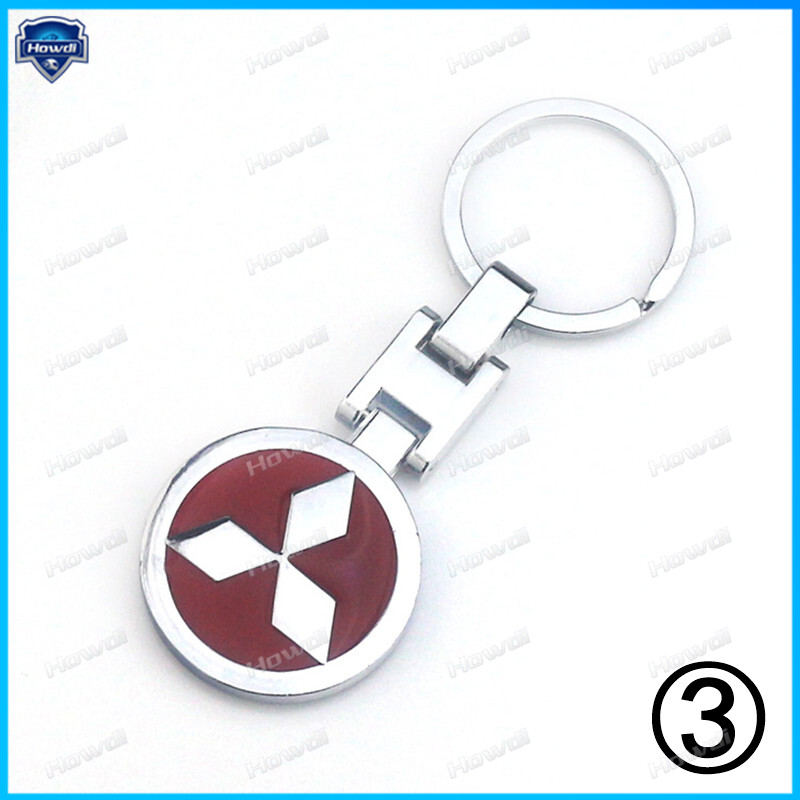 【Bộ Móc Khóa】móc Khóa Kim Loại Sáng Tạo Có Logo Cho Mitsubishi