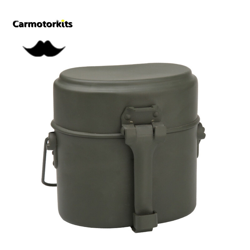 Lunch Box Cook Set German Style Hiking Survival Lunch Boxes Pot/Bowl