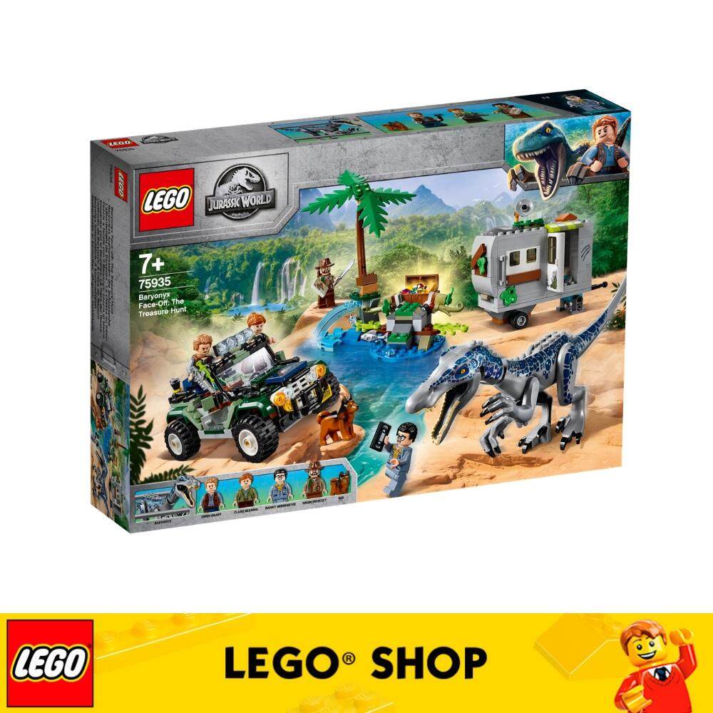 Bộ đồ chơi LEGO Jurassic World Baryonyx Face-Off: The Treasure Hunt 75935 Building Kit Mới 2019 (434 Miếng)