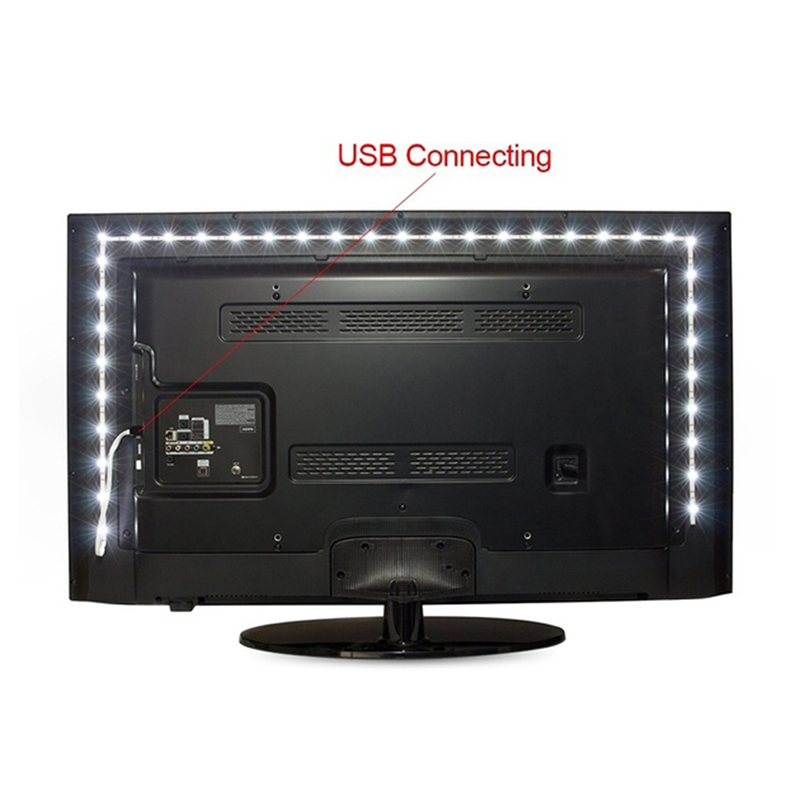 ABC 5V TV LED Backlight USB LED Strip Light Decor Lamp Tape TV Background Lighting