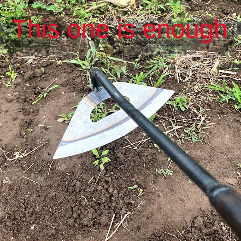 Cuốc Nông Nghiệp Cuốc Làm Cỏ Cuốc Rỗng Bằng Thép Mangan Dày Đục Lỗ Lớn Cực Lớn Hộ Gia Đình Làm Cỏ Mở Ra Đất Hoang Nông Nghiệp
