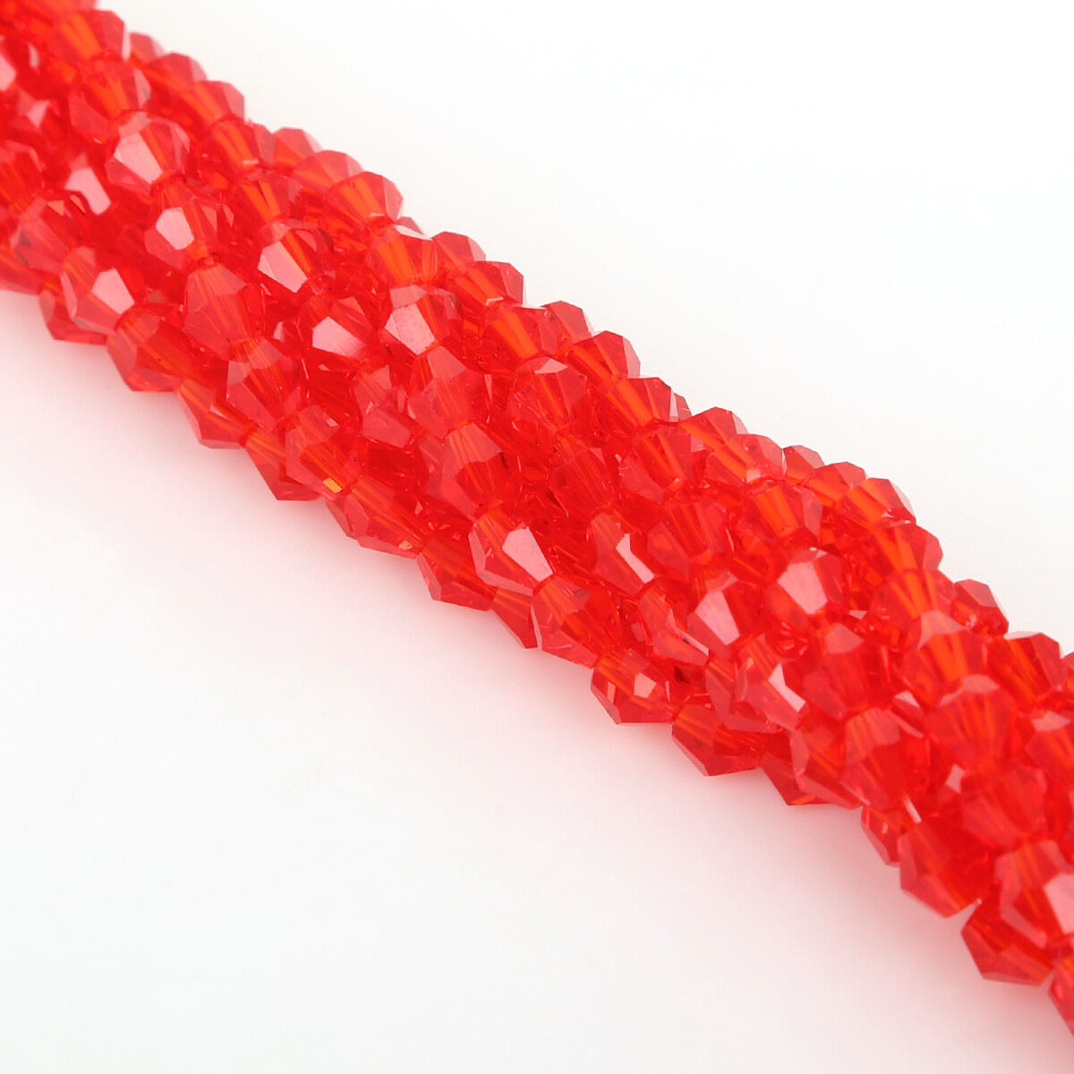 6mm Approx 45-50pcs Colorful Bicone Crystal Beads Faceted Crystal Beads Loose Spacer Beads for Earrings Bracelet Jewelry DIY Making