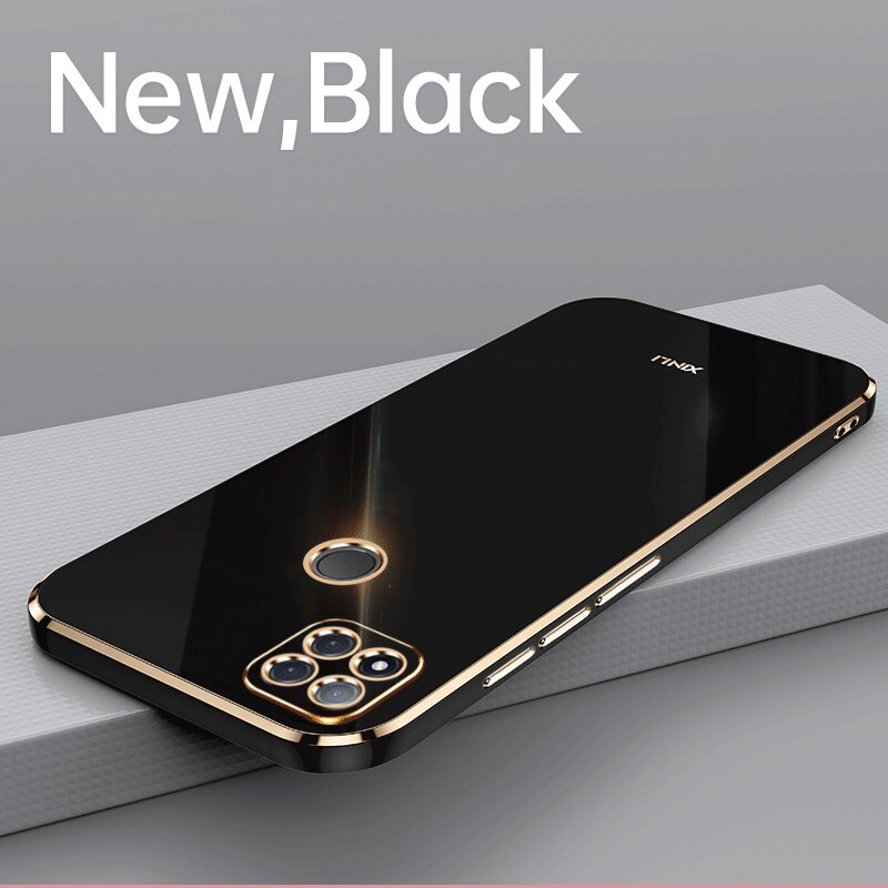 Xiaomi Redmi 9C 10C Case Shockproof Soft Silicone Electroplating Back Cover Case Redmi 10C 9C Phone Casing