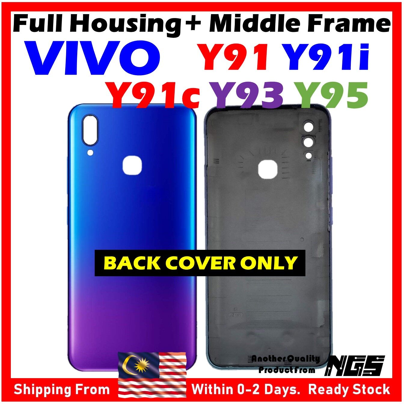 Vivo Y95 Vivo Y91 Back Cover Apple Y93 Y95 Back Case For Vivo Y91