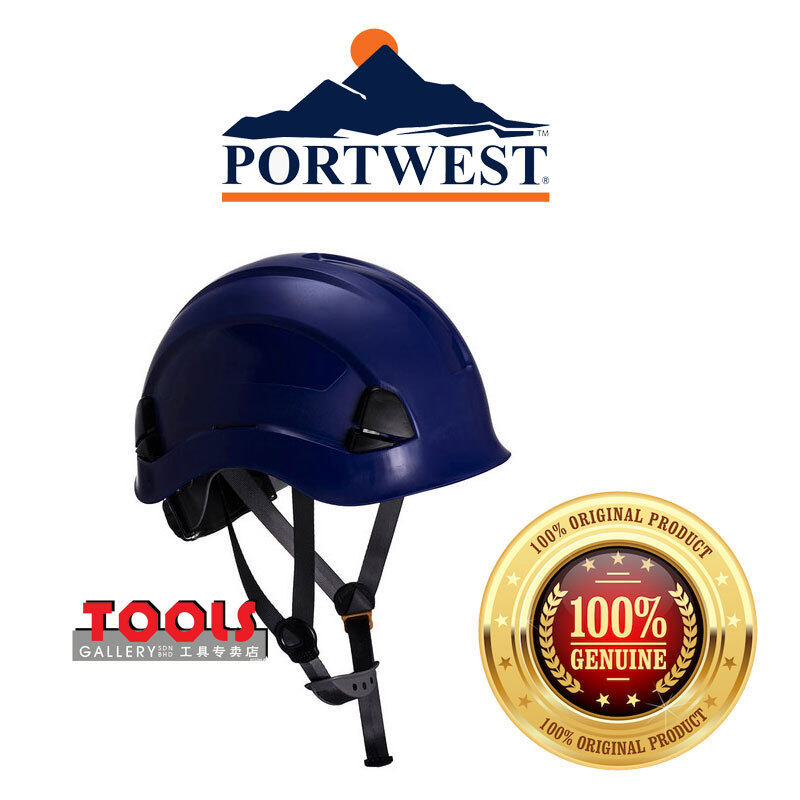PORTWEST Height Endurance Helmet - PS53 (Blue)/Safety Helmet/Working At Height/Head Protection