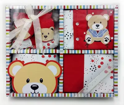 Tenderly 5 Pieces Pack Baby Gift Set - Bear